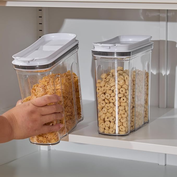 FreshKeeper Cereal Containers Storage Set, Airtight Food Storage Container - Image 2