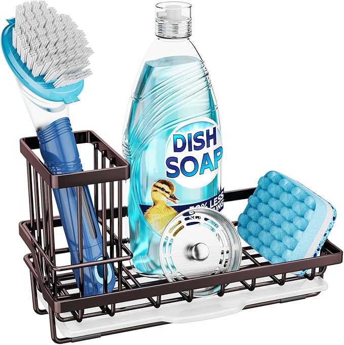 Consumest Sink Caddy Kitchen Organizer, Sponge Holder by Consumest