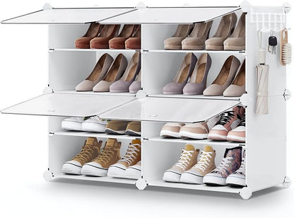 SONGMICS Shoe Rack Organizer, 4-Tier Shoe Storage Cabinet by Unknown
