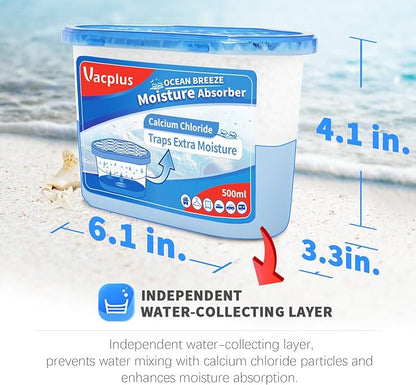 Vacplus Moisture Absorbers 6 Pack, 10.5 Oz Portable Humidity Absorber Boxes - Image 4