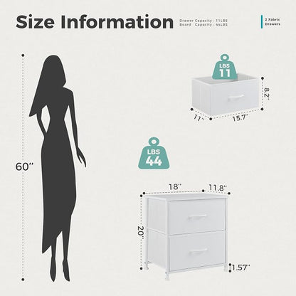 DUMOS Nightstand Small Dresser - Image 3