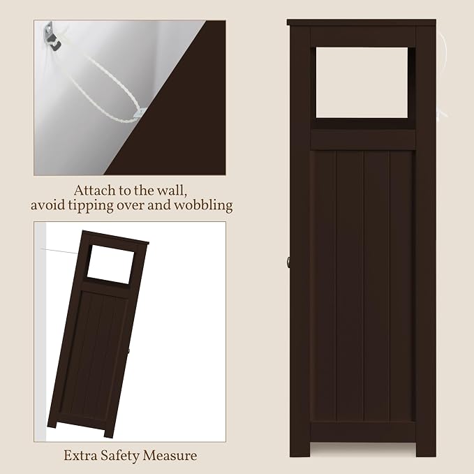 Yaheetech Freestanding Bathroom Storage Cabinet - Image 8