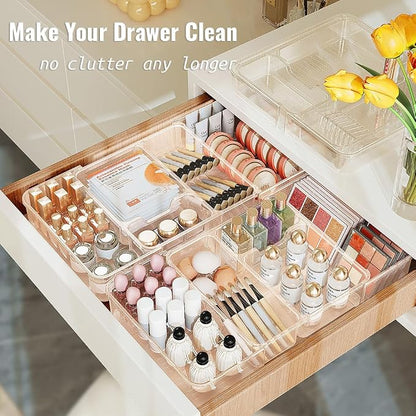 Expandable Drawer Organizer Tray from 11” to 19.1”, Adjustable Silverware in - Image 7