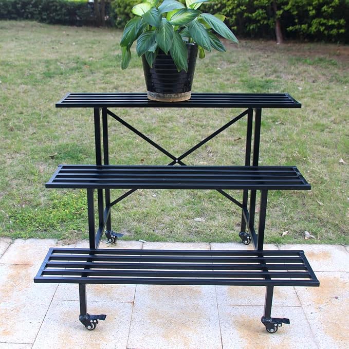 Zhongma 3 Tier Sturdy Metal Plant Stand - Image 5