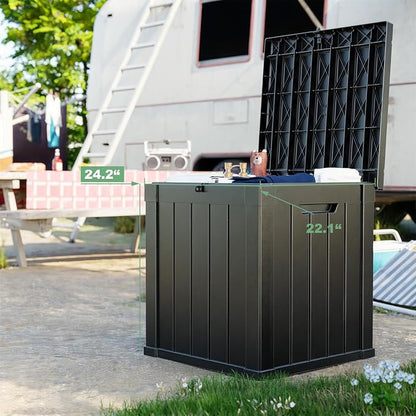 DRATO 50 Gallon Deck Box, Outdoor Storage Box - Image 7