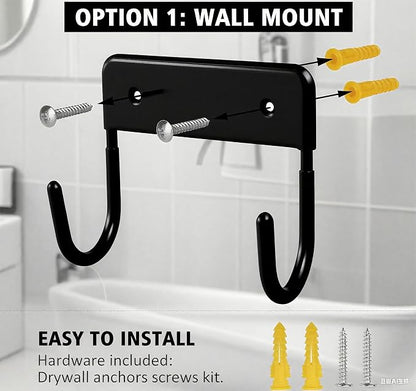 Ironing Board Holder Wall Mount, 5-Inch Wall Mount Ironing Board Hanger - Image 6