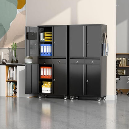 SUXXAN 71" Metal Garage Storage Cabinet - Image 2