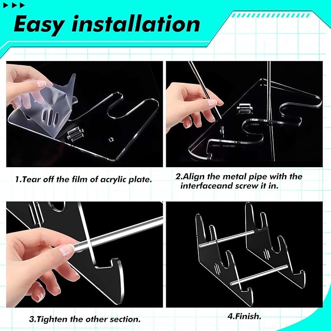 Acrylic Keyboard Display Stand Holder Mechanical Computer Stand Shelf - Image 4