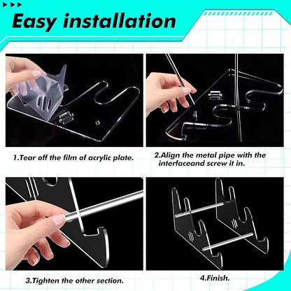 Acrylic Keyboard Display Stand Holder Mechanical Computer Stand Shelf - Image 4