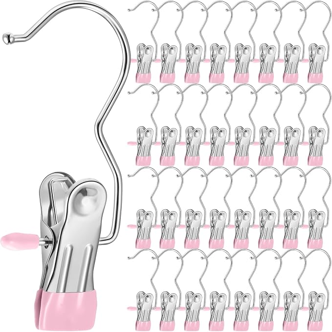 Yinder 250 Pcs Boot Hangers Clips Laundry Hooks Hanging Stainless Steel Clothes by Yinder