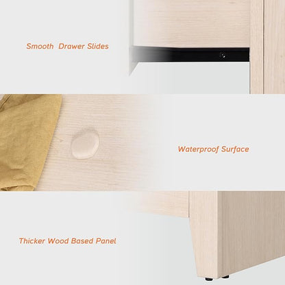 WAMPAT Farmhouse Nightstand - Image 4