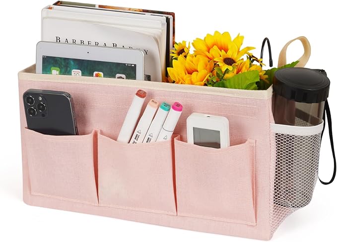 Bedside Storage Caddy/Bedside Hanging Storage Bag by Ozzptuu