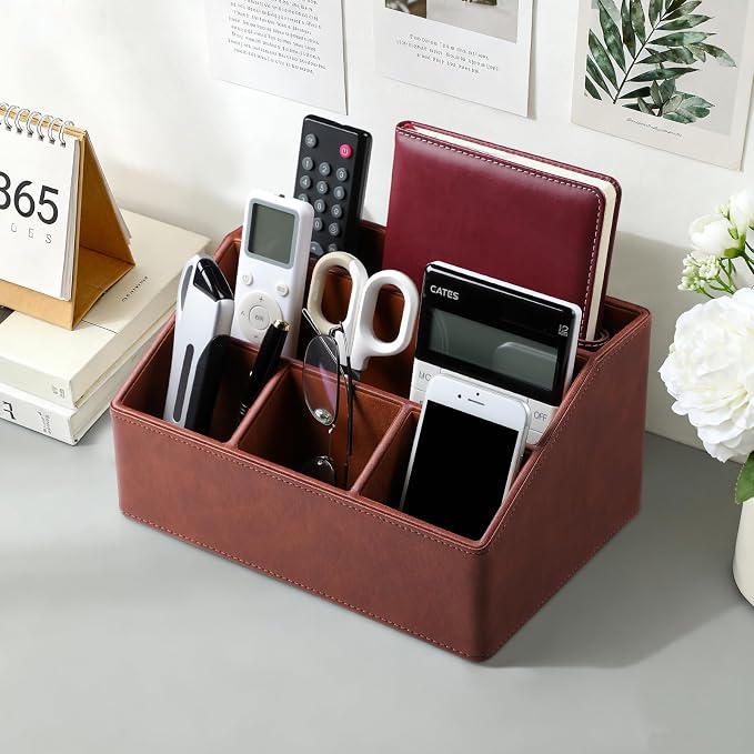 Remote Control Holder with 5 Compartments - Image 2