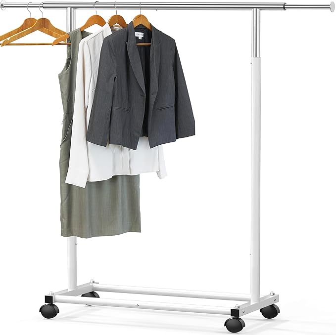 Simple Houseware Standard Rod Garment Clothing Rack, Extendable Width from 30 by SimpleHouseware