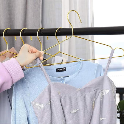 Gold Hangers Clothes 30 Pack Coat Hangers Non Slip Wire Hanger Clothing Heavy - Image 7