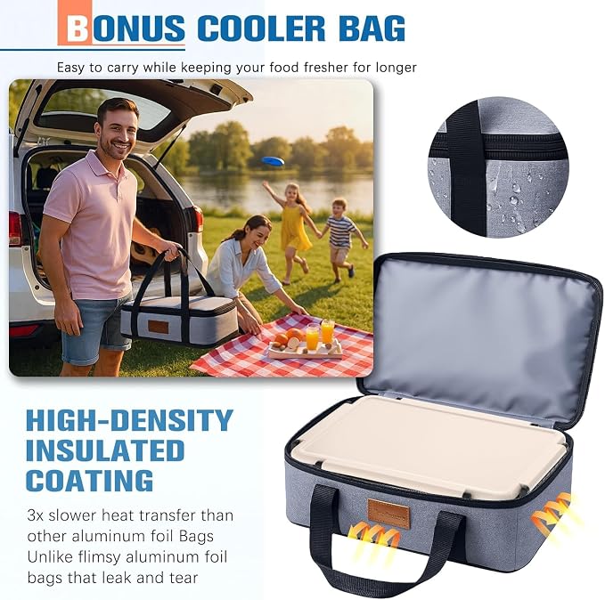 Chilled Portable Snackle Box Container, Beach Essentials - Image 3