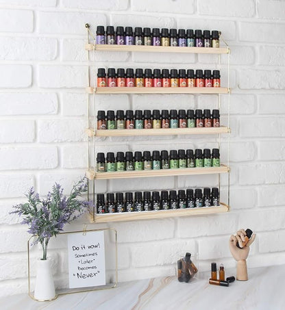 J JACKCUBE DESIGN Wall Mount Essential Oils Display Shelf - Image 2