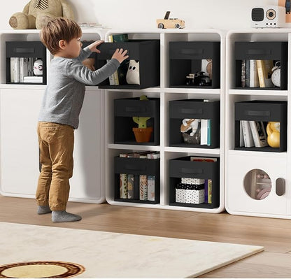 DIMJ Collapible Storage Cubes, 12.2 Inch Cube Storage Bins - Image 3