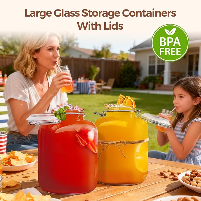 ComSaf 1.1 Gallon Glass Jar - Image 5