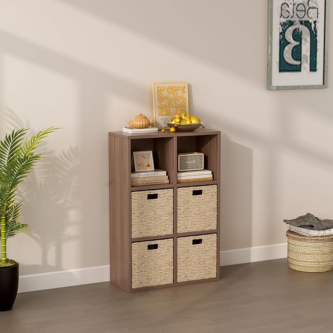 6-Cube Storage Shelf Bookcase - Image 7
