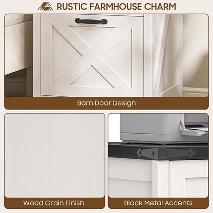 Farmhouse File Cabinet with 3 Drawers - Image 7