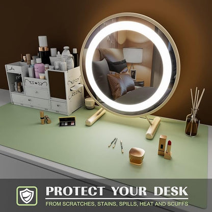 K KNODEL Large Office Leather Desk Mat, Mouse and Keyboard Pad, Computer and - Image 6