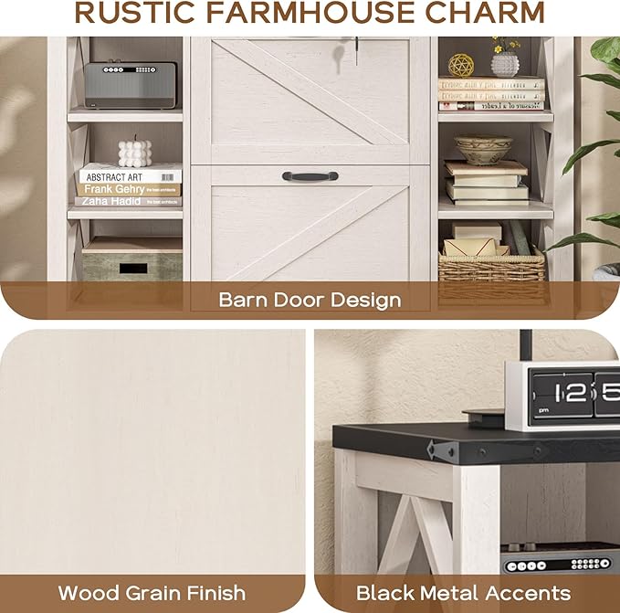 Halitaa 44" Farmhouse Lateral File Cabinet - Image 7