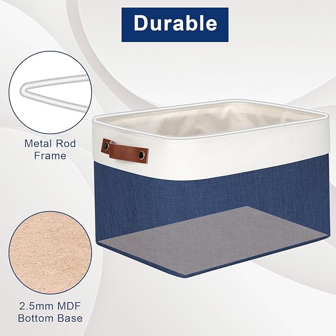 Storage Bins Large Fabric Storage Baskets - Image 4
