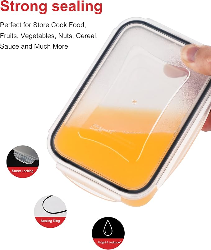 56 Pcs Large Food Storage Containers Set - Image 6