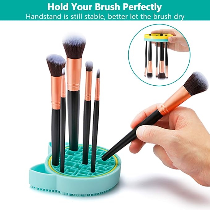 TailaiMei 2 in 1 Makeup Brush Cleaning Mat - Image 5