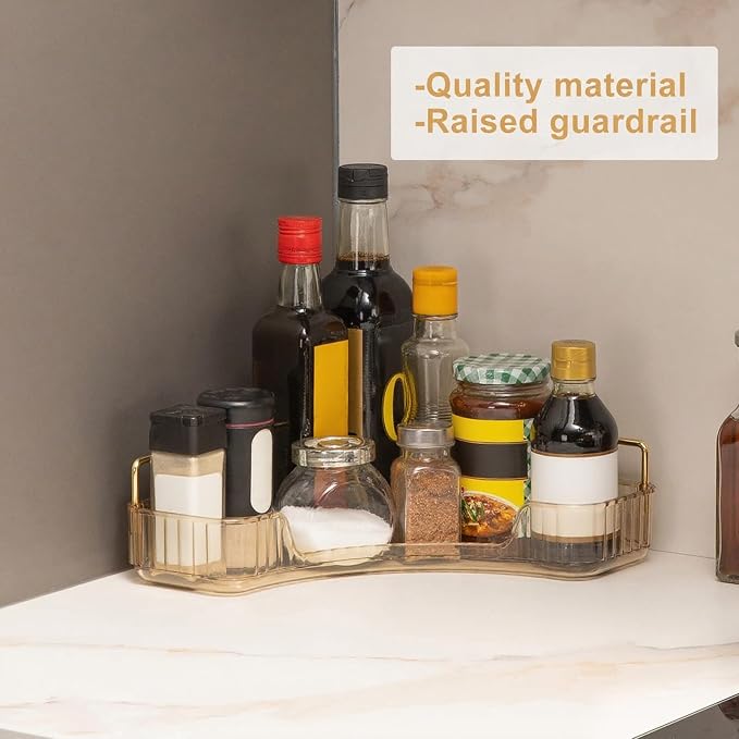 Corner Bathroom Countertop Organizer, Vanity Organizer Trays - Image 5