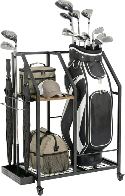 Golf Storage Organizer for Garage, Golf Bag Storage Rack by VonDream