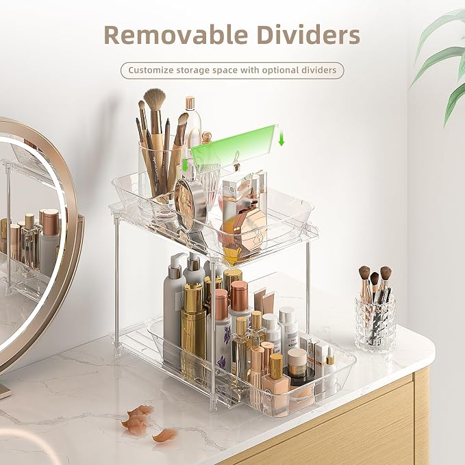 Sevenblue 2-Pack 2-Tier Under Sink Organizer - Image 4