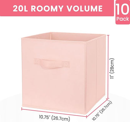 Criusia Storage Cubes- 11 Inch Cube Storage Bins - Image 2
