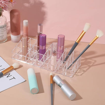 MAQUITA 4 Pcs Clear Lipstick Holder Acrylic Lip Gloss Organizer Cosmetic - Image 7
