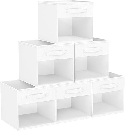 DIMJ Storage Cubes, Cube Storage Bin, 6 Pack Foldable Storage Cubes by DiMJ