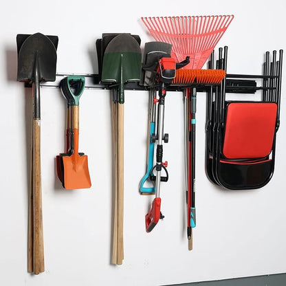 Wallmaster Garage Storage Organization Wall Mount, Garden Tool Rack Organizer - Image 2