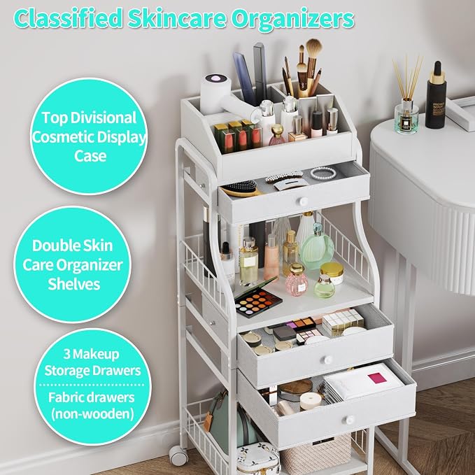 HapiRm Floor Makeup Organizer Storage - Image 4