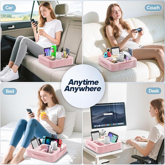Couch Cup Holder Pillow, Sofa and Bed Caddy - Image 7