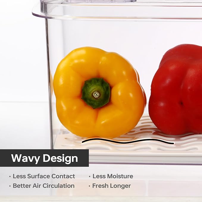 Felli Duo Fresh Veggie Keeper for Fridge - Image 3