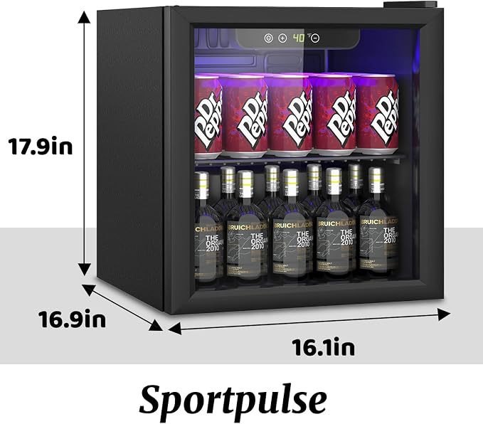 Compact 60 Can/1.3 Cu.Ft Mini Fridge - Image 4