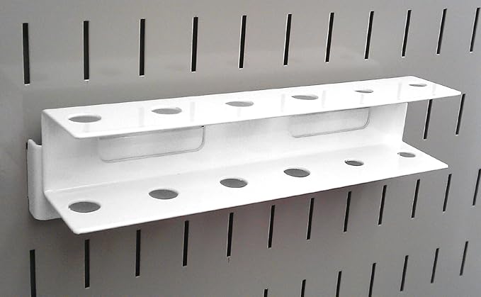 Wall Control Screwdriver Holder Bracket Slotted Metal Pegboard Accessory - Image 3