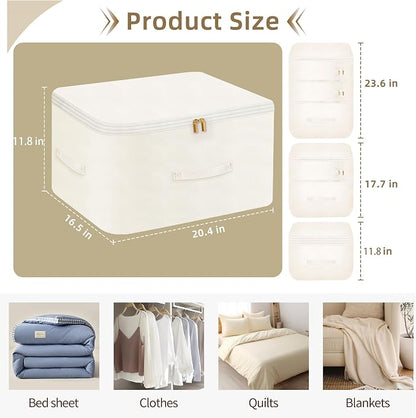 Ultra Space Saving Self Compression Organizer, Comforter Storage Bag - Image 2