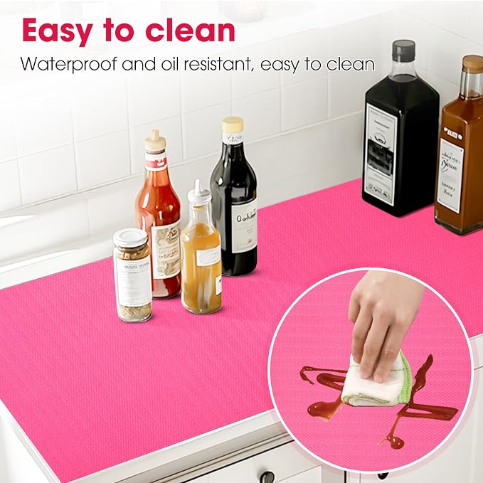 Drawer and Shelf Liner, Non-Slip Kitchen Cabinet Liners Non-Adhesive Thick - Image 3