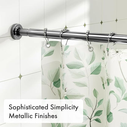 AmazerBath Spring Tension Shower Curtain Rod, 31-75 Inches Heavy Duty Tension - Image 4