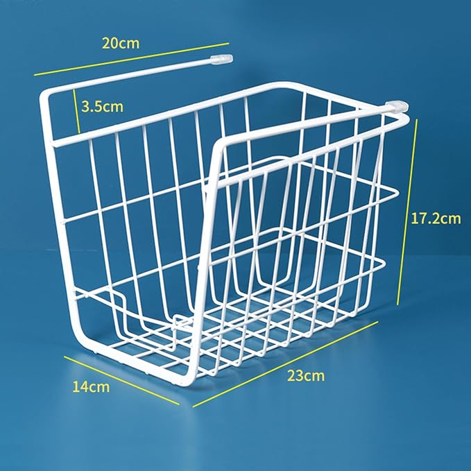 Fdit Metal Wire Rack Hanging Shelf, Under Cabinet Shelf Basket Organizer - Image 4