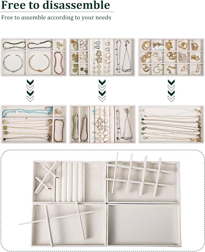 Stackable Jewelry Organizer Trays - Image 2