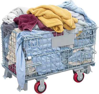 50-Gallon Folding Wire Laundry Cart by MustMover