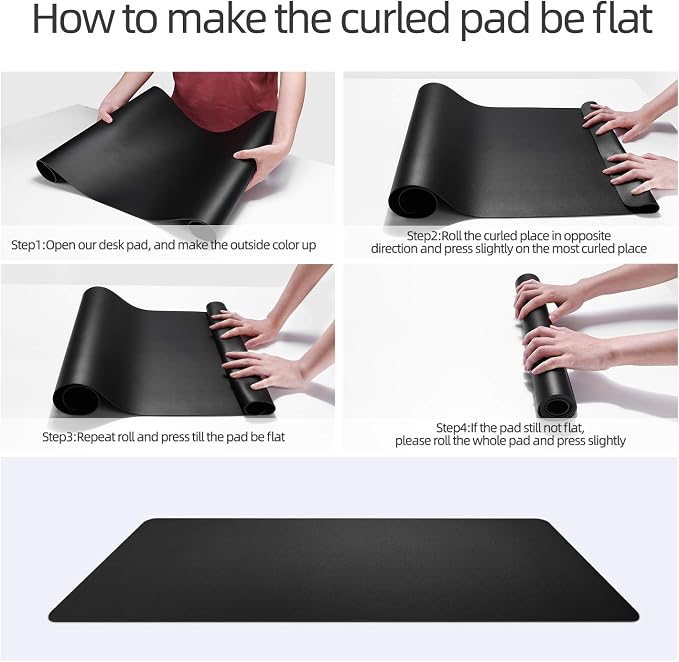 YSAGI Dual-Sided Desk Pad Protector, Desk Mat - Image 6
