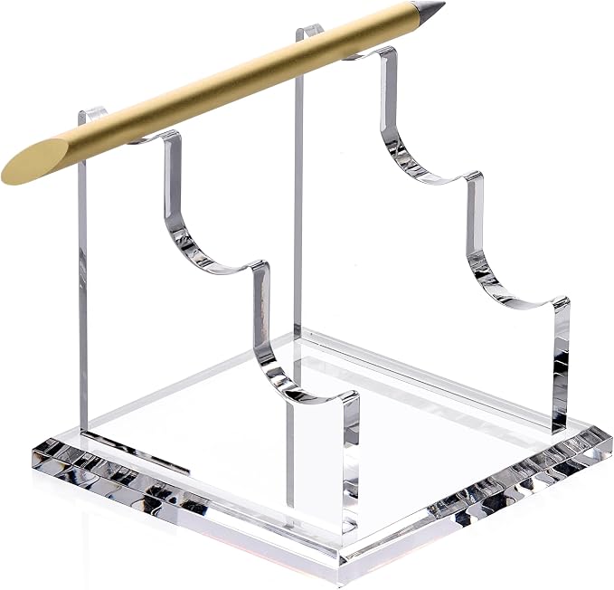 SANRUI 3 Tier Acrylic Pen Holder Display Stand, Fountain Pen Pencil Makeup by SANRUI
